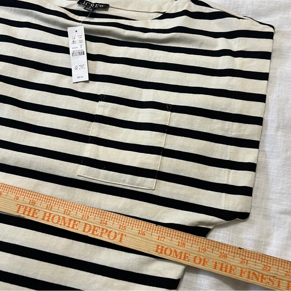 NWT Jcrew Boatneck Mariner Stripe Muscle T-shirt M - Picture 8 of 10
